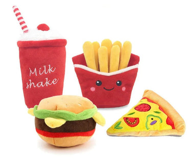 Adorable Plush Dog Toys: Whimsical Burger, Interactive Squeaky Chew Toy, Pet Accessories for Fun Play - Hamburger, Ice Cream, Pizza, Puppy Toys, Gift For Pet 44